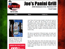 Tablet Screenshot of joespaninigrill.com